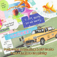 72 Sheets Dreamcore Aesthetic Sticker | Writable Paper, PET & Coated Paper, Fin