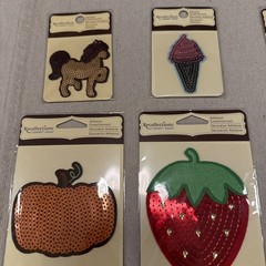 Lot of 9 New Recollections adhesive Embellishments