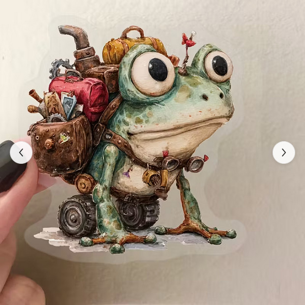 25 PIECE STEAMPUNK ANIMALS SUPER CUTE STICKERS SCRAPBOOK JUNK JOURNAL PHONE #30