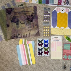 FLOWERS Themed Embelishment Kit