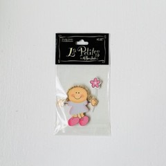 The Paper Studio La Petites Wooden Sticker Embellishments – Kids