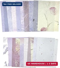 Textured Scrapbook Paper Mesh Fabric – Junk Journal Supplies Assorted Set 51 She