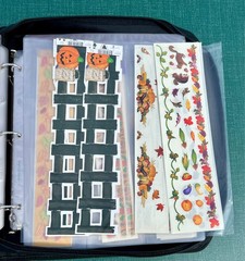 Creative Memories Binder ~ 14 Sheets of Stickers ~ Fall, Autumn, Halloween