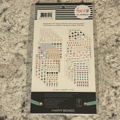 NEW Happy Planner Sticker Book – Essential Icons 1466 Pieces ☕️🫖🧋🎶🕶️🎂🦋🪴