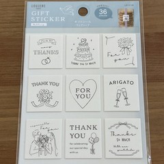 36pcs Thank You Stickers 1.2” ×1.1” Small Business Decorate Envelopes Sealing