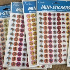 Vintage Stickers Over 40 Sheets & Packs For Teachers Chart, Reward Sticker Lot