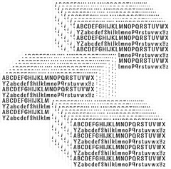 4160 Pieces 20 Sheets 0.5 Inch Small Letter Stickers, 1/2 Inch Vinyl Letter Stic