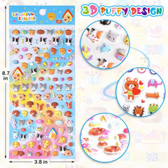 870 PCS Cute Mini Puffy Stickers for Kids Girls 3D Small Tiny Kawaii Stickers…
