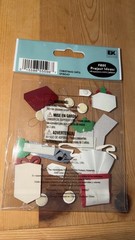 RARE Jolees CHRISTMAS GIFTS Presents Tags Ornaments Xmas Santa Scrapbook Sticker