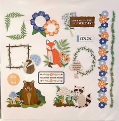 Rare Creative Memories 2024 NSD Layered Embellishments ~ Pack of 25 Die Cuts~NIP