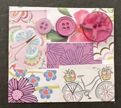 #2696 FLOWERS SPRING EPHEMERA TAGS EMBELLISHMENTS JUNK JOURNAL SCRAPBOOK -Tonya