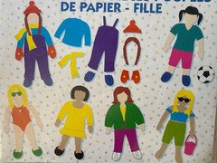 GIRL PAPER DOLL Die-Cut Set(70+pc)Memories Forever •Dress-Up•Cloth•Card Making•
