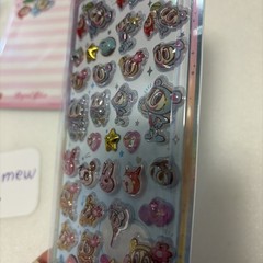 Angel Blue Sukipeta Sticker Binder Set Refill Pop Seal Heisei Retro Kawaii