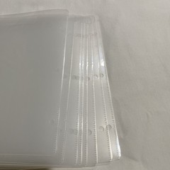 Tim Holtz Storage Studios Clear Stamp Storage Binder Refills 8/Pkg 8 1/2″ x 7″