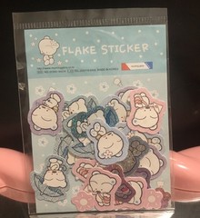 Morning Glory Blue Bear Babu Glitter Holographic Sticker Pack Vintage Htf