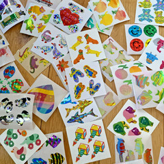 Vintage Sticker Lot Surprise Pack: Lot Of 10 Great 7 80s Sticker Mods