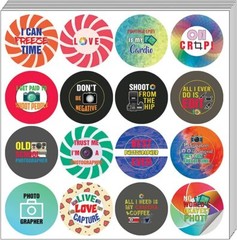 I am a Photographer Stickers (20 Sets X 16 Designs)