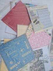 Huge Scrapbooking Card Making Craft Supplies Paper Stickers Embellishment Lot