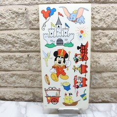 Disney Theme Park Mickey Mouse Sandylion 1 Sheet Stickers 12″ x 5.5″