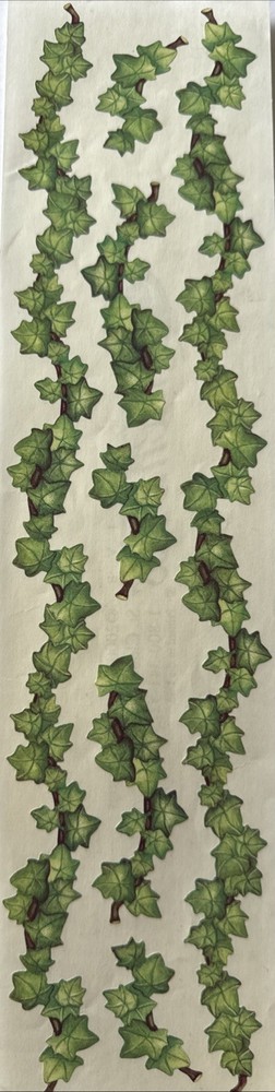 GREEN IVY BORDER Stickers (7pc)Climbing•Plant•Garden •Leaves•Outside•Card Making