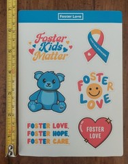 38 Stickers Lot Scooby Doo Cat Elf Panda Foster Care Vintage 80s Hallmark Tennis