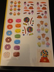 Sweets Themed Sticker Lot
