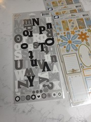 CLOUD 9 Design Scrapbooking Stickers Alphabet Borders Words Lot Of 59 NIP