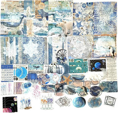 100 PCS Vintage Ephemera Pack Journaling Scrapbooking Supplies Scrapbook Sticker