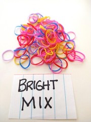 100 Small elastic bands SNAG FREE Hair Dog Pet Grooming tie School Girls dolls