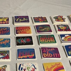 Vintage 90’s Stickers Scholastic Highlights Teacher Rewards Encourage Good Job