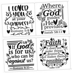 20 BIBLE VERSE STICKERS,Christian Journals,Religious Stickers,Christian Verse