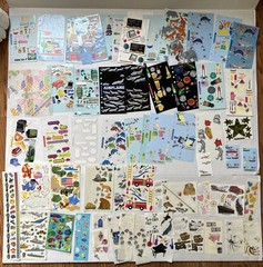 Partial Sticker Sheets & Mods Mrs Grossman, Stickomotomus, Sandylion, Meyer