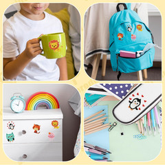 Sinceroduct Sparkling 5D Diamond Sticker Kit for All Ages, 64 PCS Cute Animals &