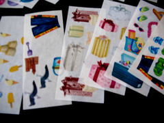 Creative Memories Stickers, Confetti, Tropical, Colored Dots, Balloons, TopHats