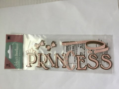 RARE Jolees PRINCESS Pet leash Title Dogs Puppy Cats Kitten Scrapbook Stickers