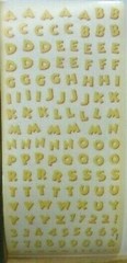 DISNEY Vacation World Land Theme Park Mickey Mouse Sandylion Alphabet Stickers