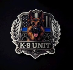 K-9 Unit Stickers/Belgian Malinois/German Shepherd/Police