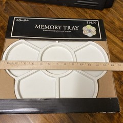 The Paper Studio Flower Memory Tray Shadowbox White Hobby Lobby Scrapbook