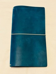 *Brand New* Galen Leather Standard Traveler’s Notebook – Ocean Blue Color – TN