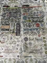 Lot Scrapbooking Stickers Jolee Phrase Cafe Sticko Family Grandpa Dad