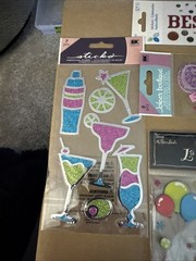 Friends, Birthday, Over The Hill Scrapbook Stickers