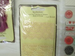 RECOLLECTIONS FELT FUSION CRAFT BUTTONS STICKERS & TRIMS 12 CT LOT NWT #15 CR32