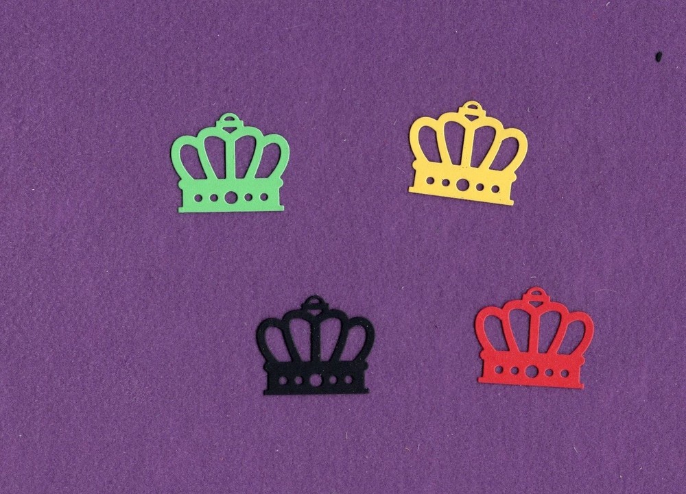 CROWN # 5 die cuts scrapbook cards