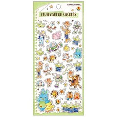 Kamiojapan Toy Story 4 Fluffy Sketch Stickers 284661