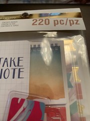 Recollections Creative Yesr Accessory Kit 220 Pieces Book Take A Note 2 Sticker