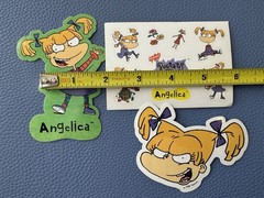 Lot Rugrats Colorful Sticker NOS Cartoons Nickelodeon Decal Angelica Chuckie