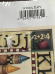 DEBBIE MUMM SCRAPBOOK STICKERS SCHOOL DAYS NEW IN PACKAGE Vintage