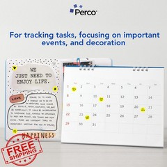 Perco Neon Yellow Round Dots 1 Roll