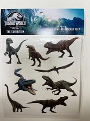 JURASSIC WORLD JURASSIC PARK Realistic Dino Sticker 4 Pack buy more and save $$
