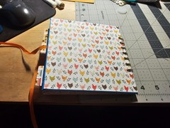 Hand Made Scrapbook chicken, farm and sunflower themed